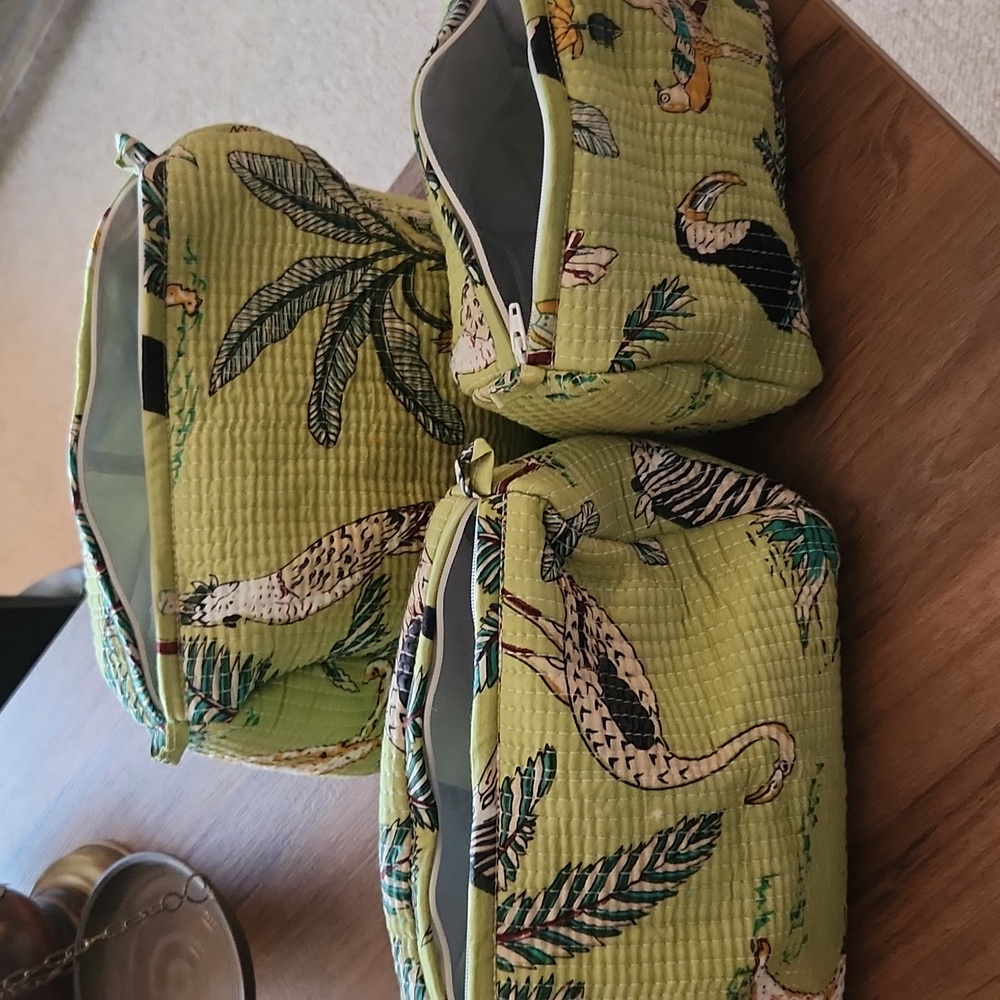Tropical Makeup Bag